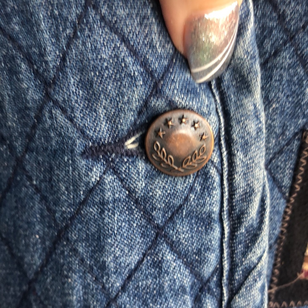 Haik's Quilted Denim Vest - Picture 4 of 7